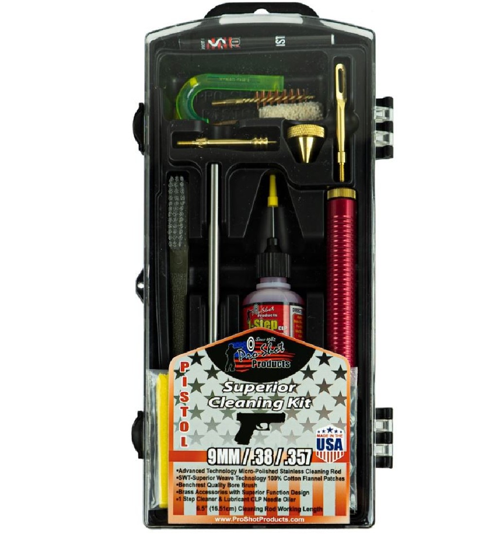 PRO SHOT KIT PULIZIA 9MM/38/357MAG