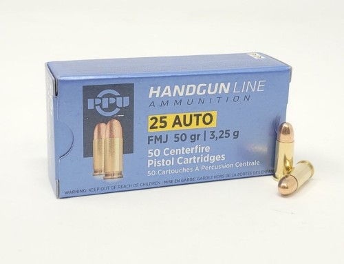 PRVI CARICHE 6,35 FMJ 50 GR