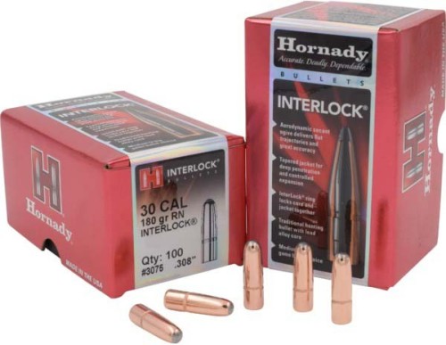 HORNADY PALLE CAL30 GR 180 RN