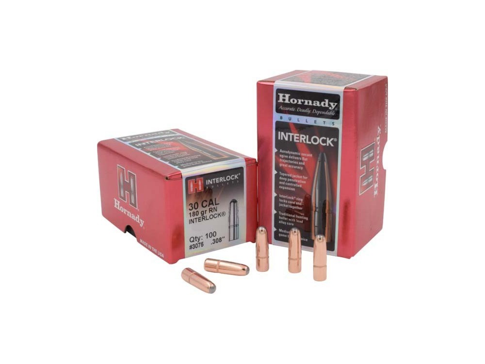 HORNADY PALLE CAL30 GR 180 RN