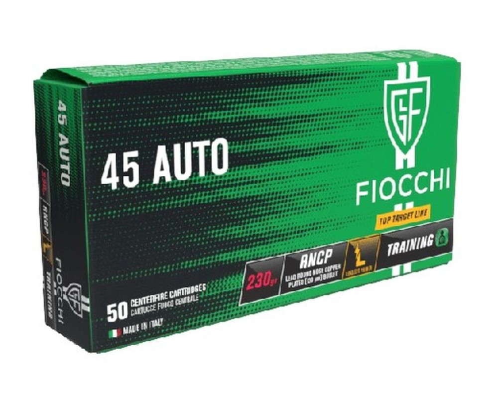 FIOCCHI CARICHE 45ACP RNCP GR230