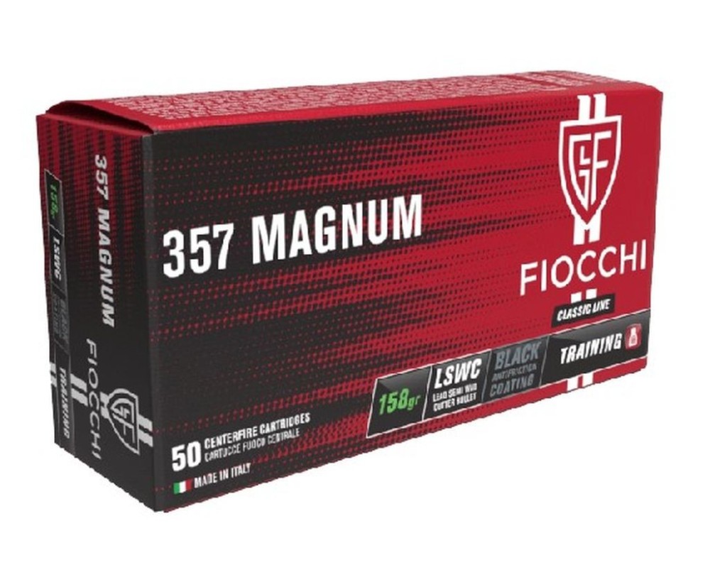 FIOCCHI CARICHE 357 MAG LSWC 158 GR