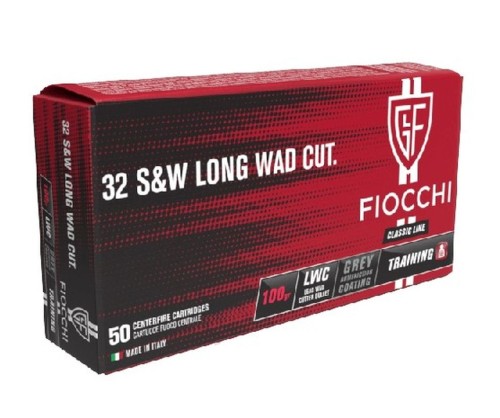 FIOCCHI CARICHE 32 WAD CUTTER 100 G