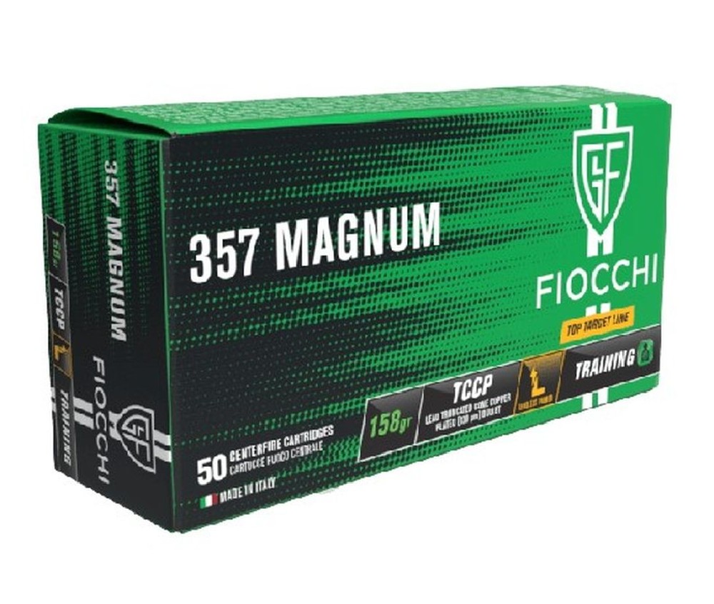 FIOCCHI CARICHE 357 MAG TCCP 158 GR