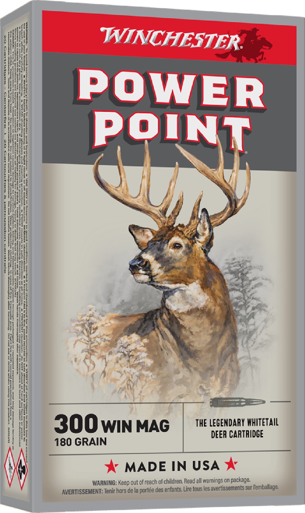 WINCHESTER CARICHE 300 WIN MA 180GR
