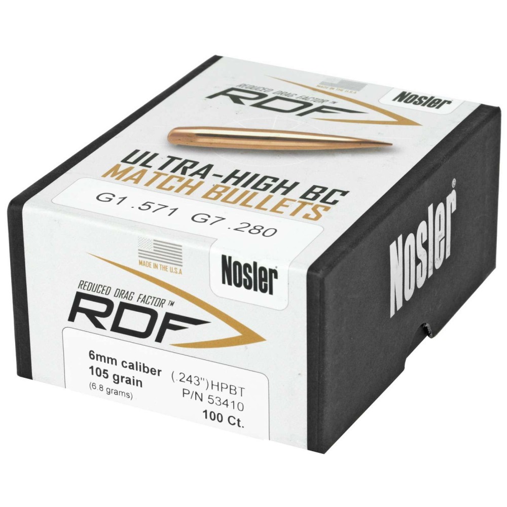 NOSLER RDF PALLE C 6MM GR 105