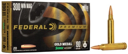 FEDERAL CARICHE 300 WIN MAG 190 GR