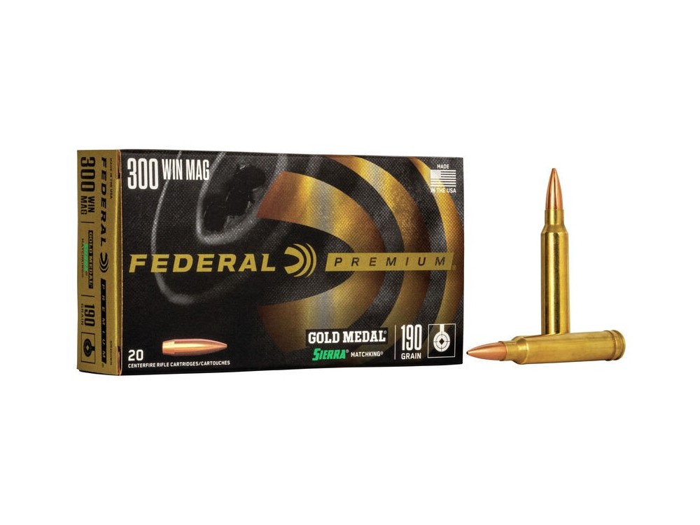 FEDERAL CARICHE 300 WIN MAG 190 GR