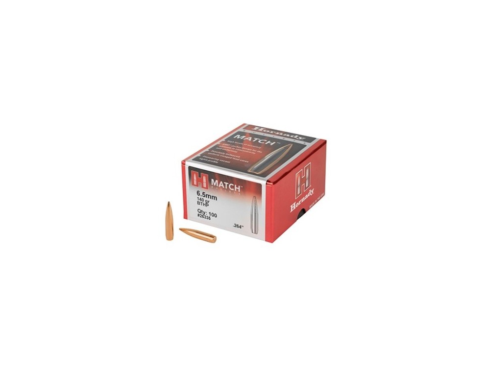 HORNADY PALLE CAL6,5 GR 140 BTHP