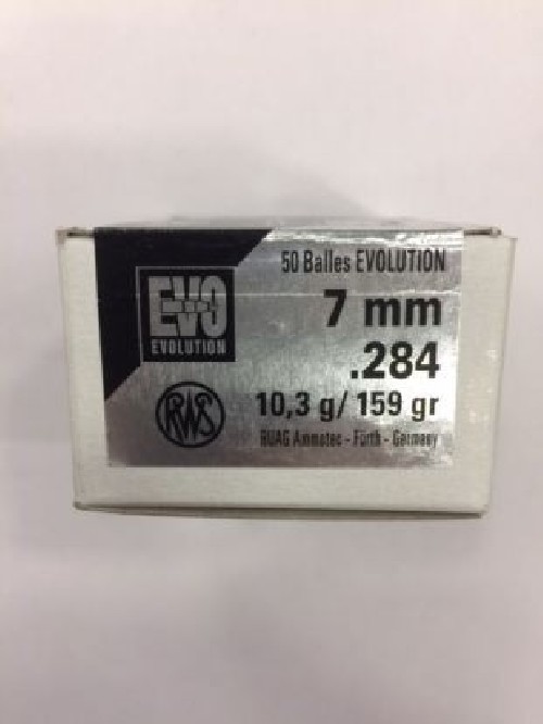 RWS PALLE 7MM GR 159 EVO DIA 284