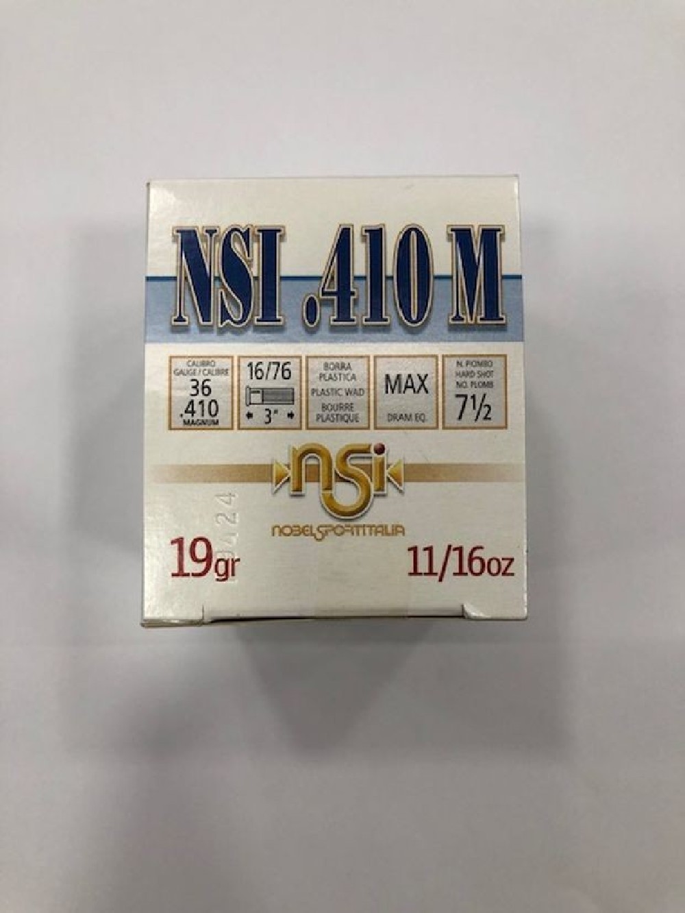 NOBEL SPORT CARTUCCE C 410 PB 7 1/2
