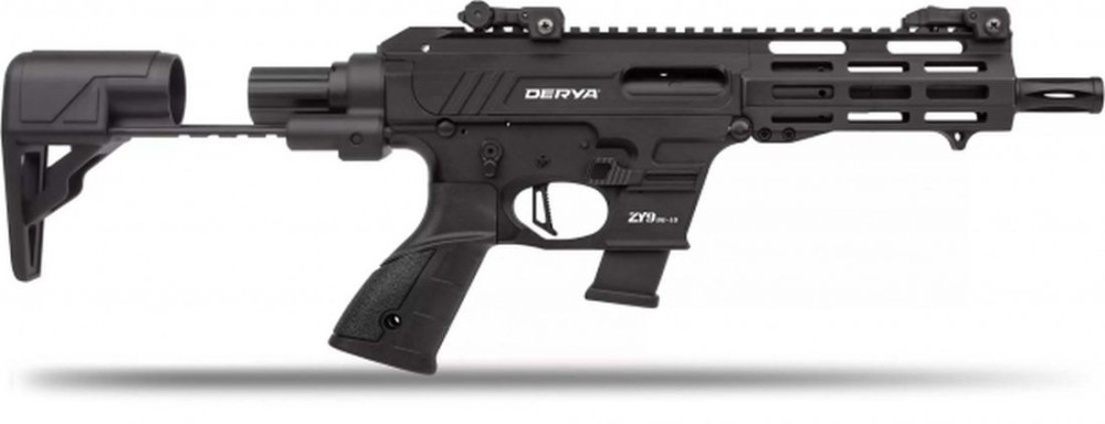 DERYA PISTOLA DS AR STOCK ZY9 C9X19