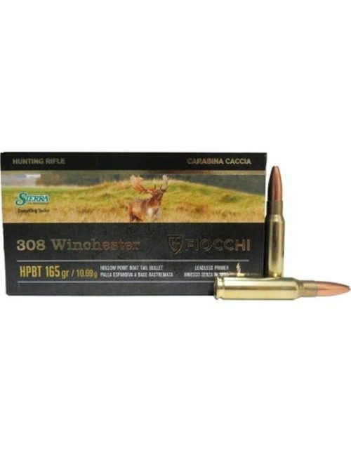 FIOCCHI CARICHE 308 WIN 165 GR