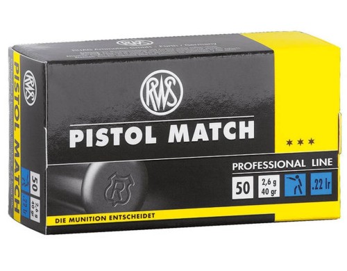 RWS CARICHE 22 LR PISTOL MATCH