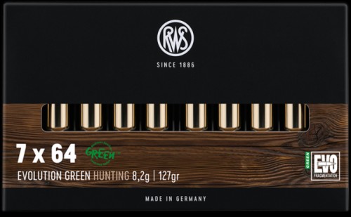 RWS CARICHE 7X64 EVO GREEN  127GR