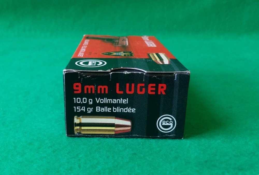 GECO CARICHE 9LUGER FMJ GR 154
