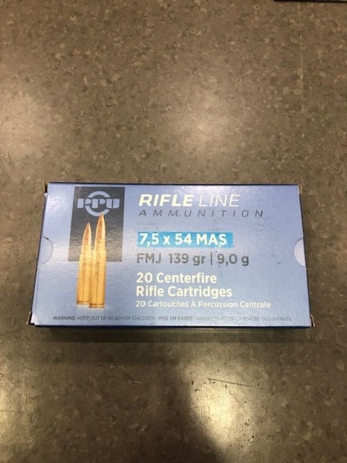 PRVI CARICHE 7,5X54 MAS GR 139