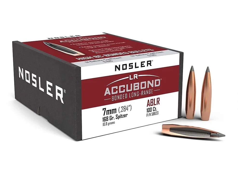 NOSLER ACCUBOND LR PALLE 7MM GR 168
