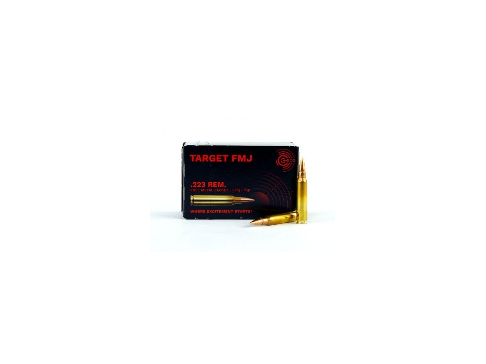 GECO CARICHE 223 REM 55 GR FMJ
