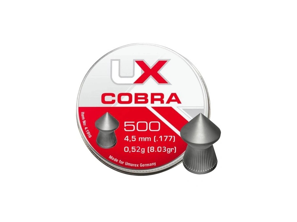 UMAREX PALLINI COBRA A PUNTA 4,5