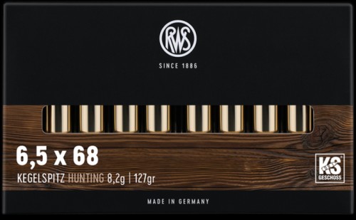 RWS CARICHE 6,5 X 68 GR 127 KS