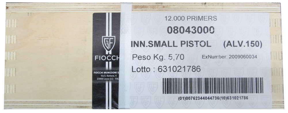 FIOCCHI INNESCHI SMALL PISTOL BOX