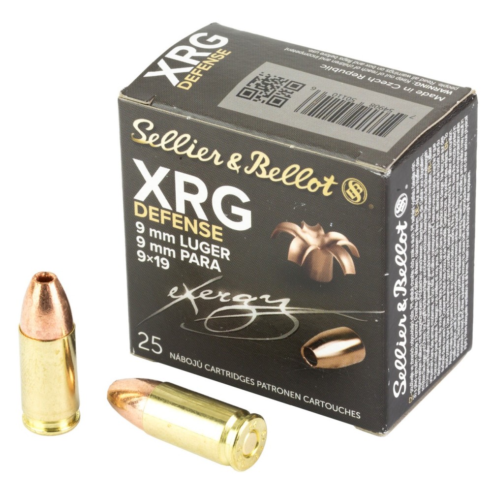 S&B CARICHE 9X19 XRG DEFENSE 100GR