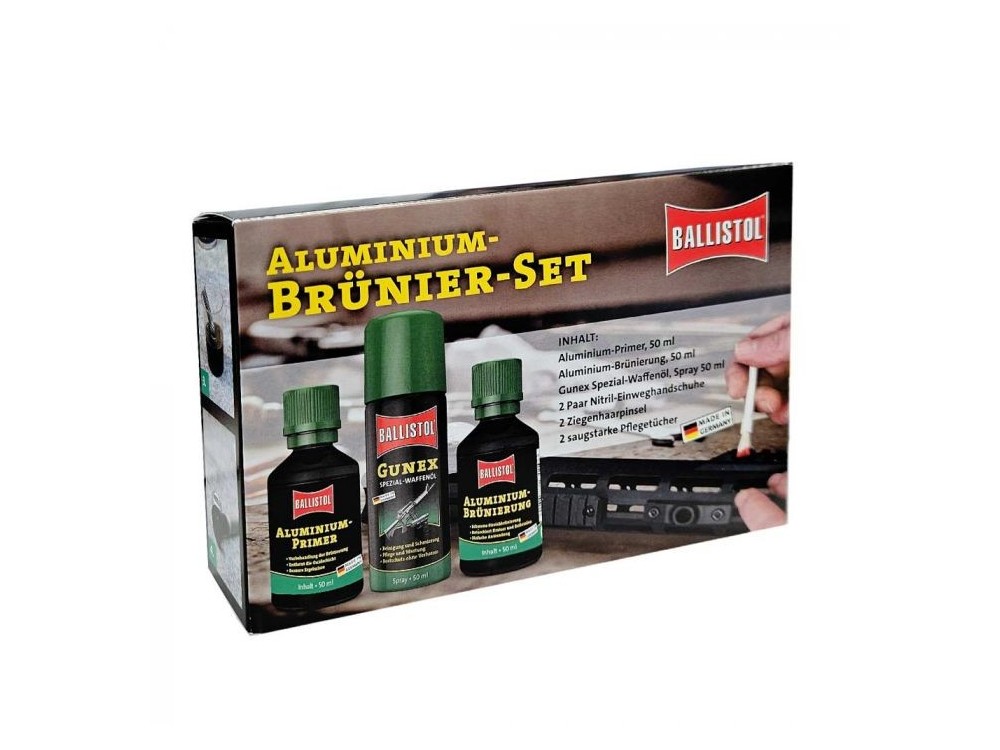 BALLISTOL SET BRUNITORE X ALLUMINIO