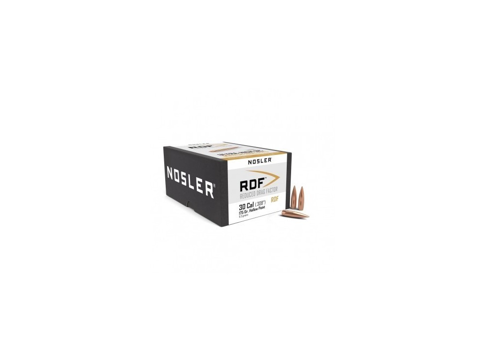 NOSLER RDF PALLE CAL30 175 GR HPBT