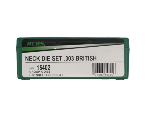 RCBS DIE SET NECK 2A 303 BRITISH