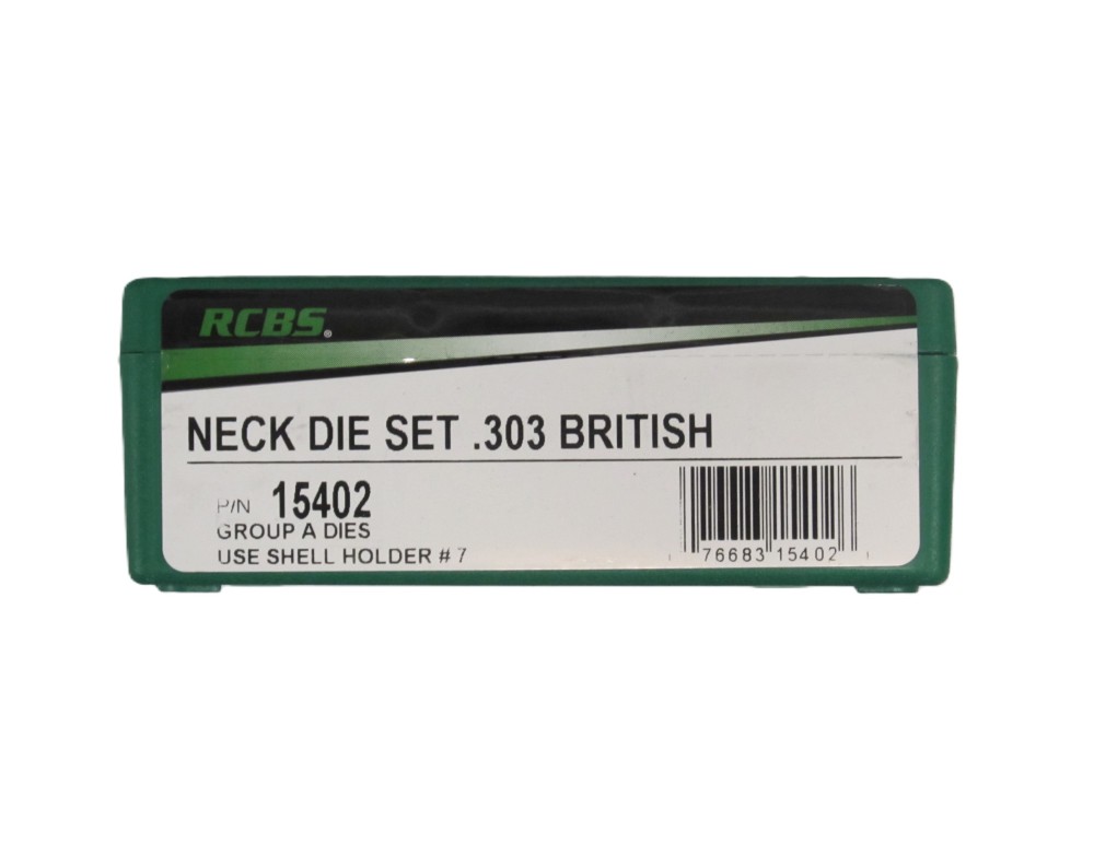 RCBS DIE SET NECK 2A 303 BRITISH