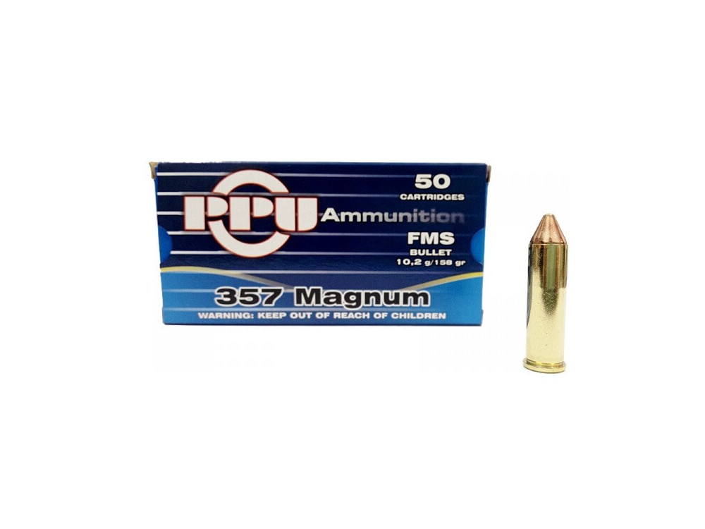 PRVI CARICHE 357 MAG 158 GR FMS