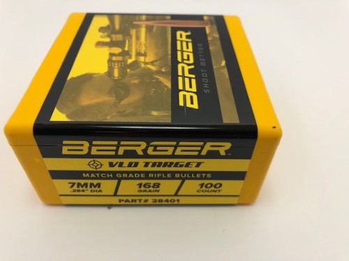 BERGER PALLE C 7MM GR168 VLD TARGET