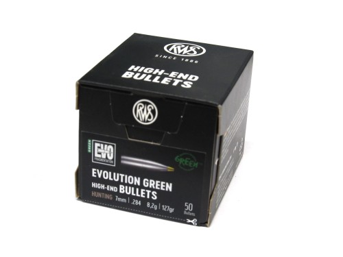RWS PALLE 7MM GR 127 EVO GREEN