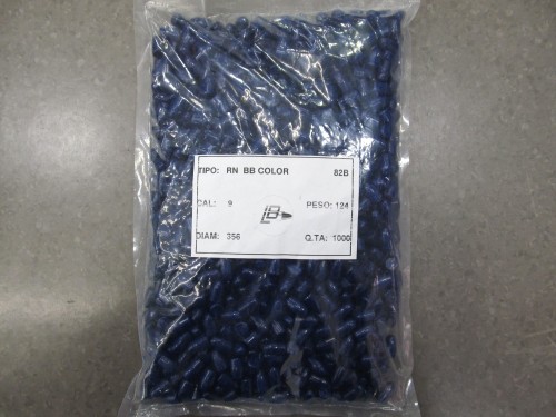 PALLE COLORED 9MM 124 RN 1000 PZ
