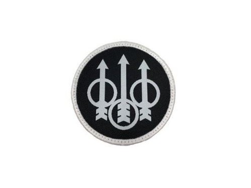 BERETTA PATCH TRIDENTE NERO BIANCO