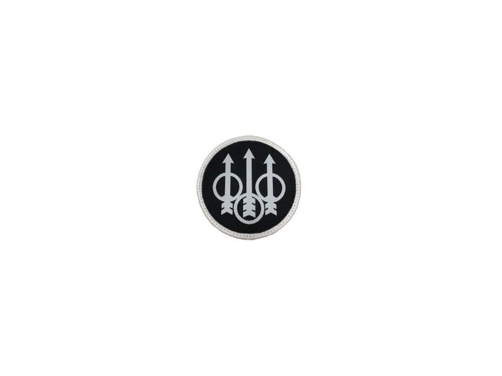 BERETTA PATCH TRIDENTE NERO BIANCO