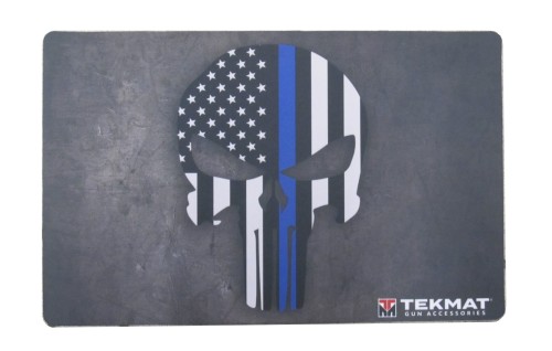 TEKMAT PUNISHER BLUE LINE POLICE