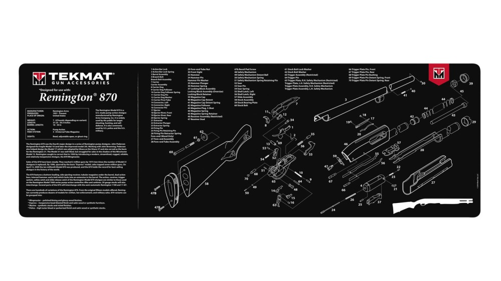 TEKMAT REMINGTON 870 TAPPETINO
