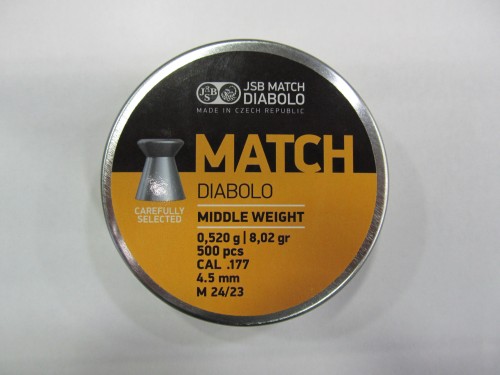 JSB MATCH RIFLE 4,5 8,02 GR