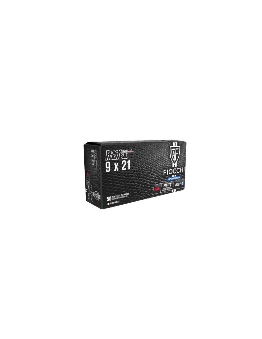 FIOCCHI CARICHE 9 X 21 BLACK MAMBA