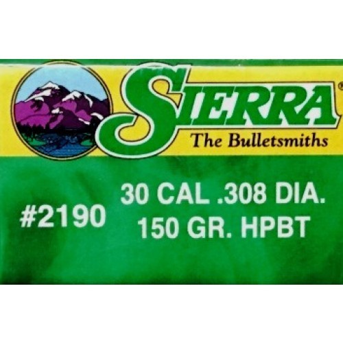 SIERRA CAL 30 GR 150 HPBT MATCHKING