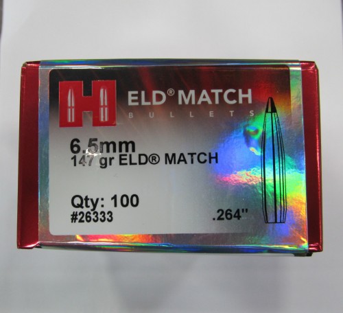 HORNADY PALLE 6,5 MM ELD M GR147