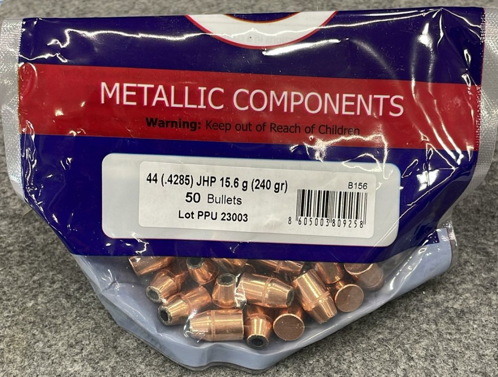 PPU PALLE 44 GR 240 JHP QT 50