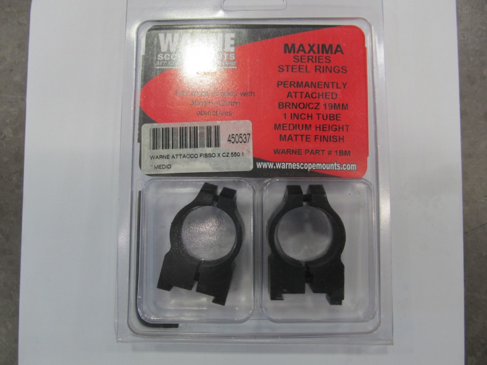 WARNE ANELLI MAXIMA QD 25MM EXT H