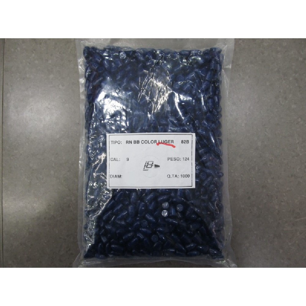 PALLE COLORED 9X19 124 RN 1000 PZ