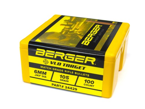 BERGER PALLE 6MM GR105 VLD TARGET