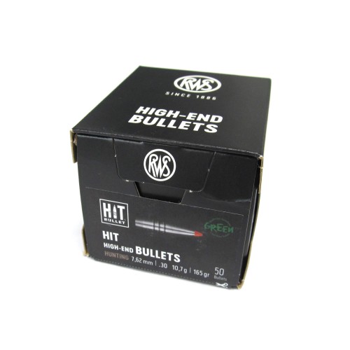 RWS PALLE CAL 30 GR165 HIT HIGH END