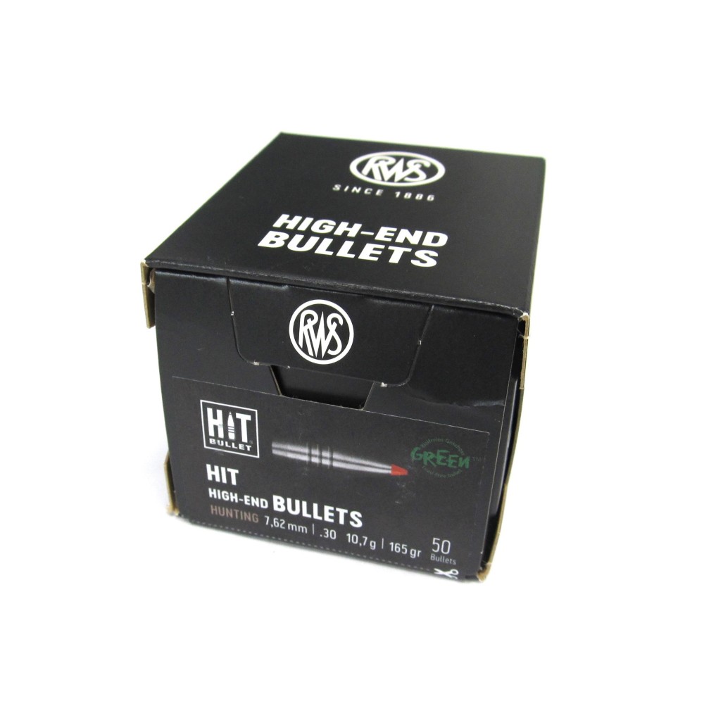 RWS PALLE CAL 30 GR165 HIT HIGH END