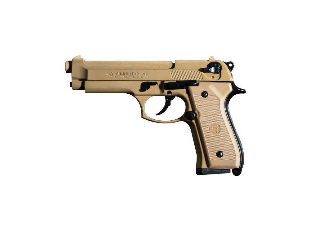 BRUNI BERETTA 92 TAN CAL 9PAK
